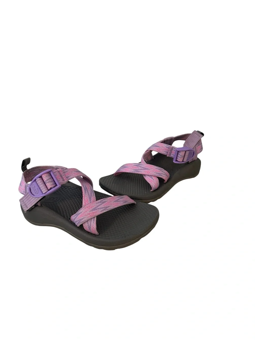 Chaco Z1 Ecotread Kids Sandal Adjustable Strap Purple Rose Size 1 Big Kid